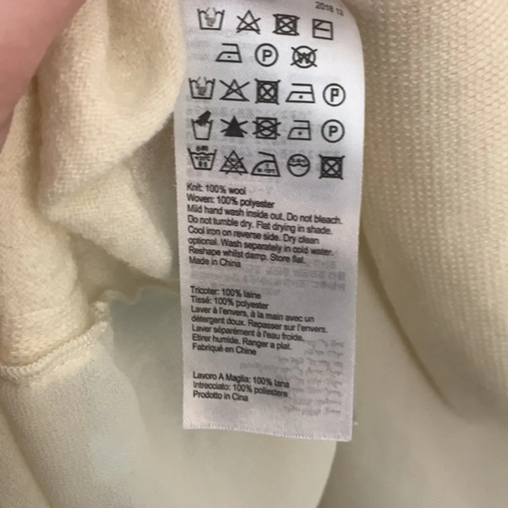 All Saints Libby Crew Neck Merino Wool Sweater Size Small - Picture 6 of 9